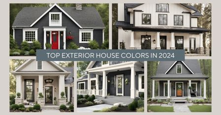 Top Exterior House Colors in 2024